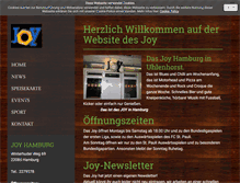 Tablet Screenshot of joy-hamburg.net